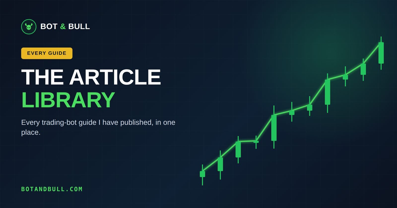 The Bot and Bull article library, every trading bot guide in one place.